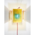 INGO MAURER 24 Karat Blau W Wall Lamp by Axel Schmid